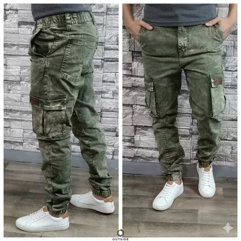 Jogger Cargo Allguien Acid Olive