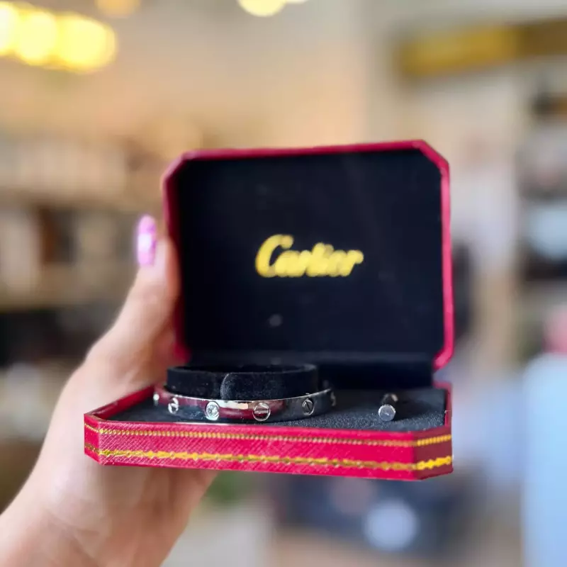 CARTIER LOVE GOLD SILVER