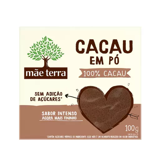 Cacau em Pó Orgânico 100g