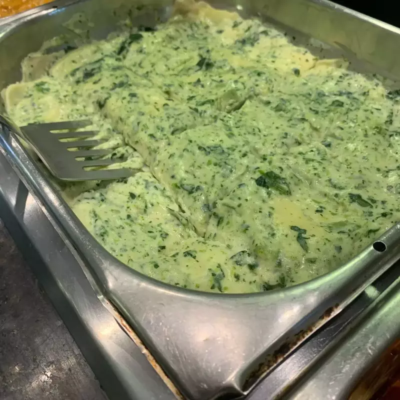 Lasanha de brócolis