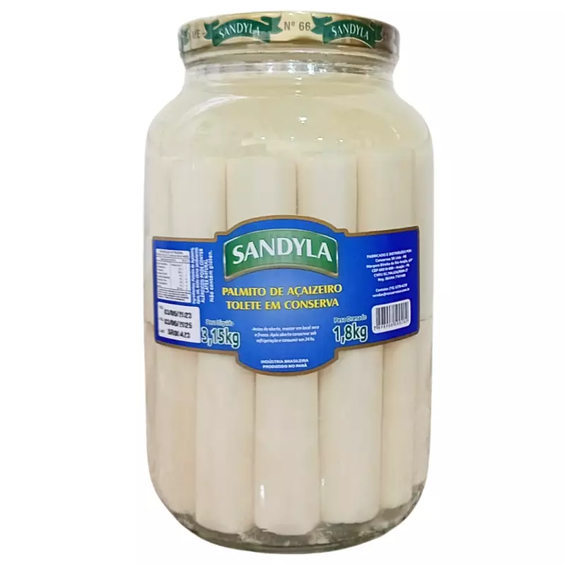 Palmito de Açaí Tolete 1,8kg