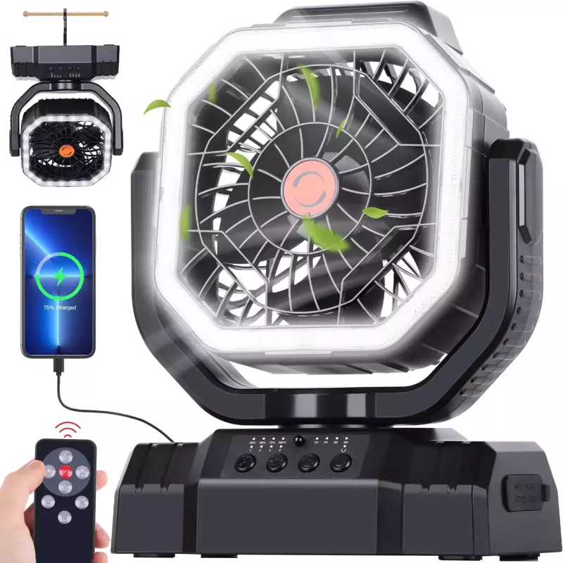 Ventilador F10 recargable