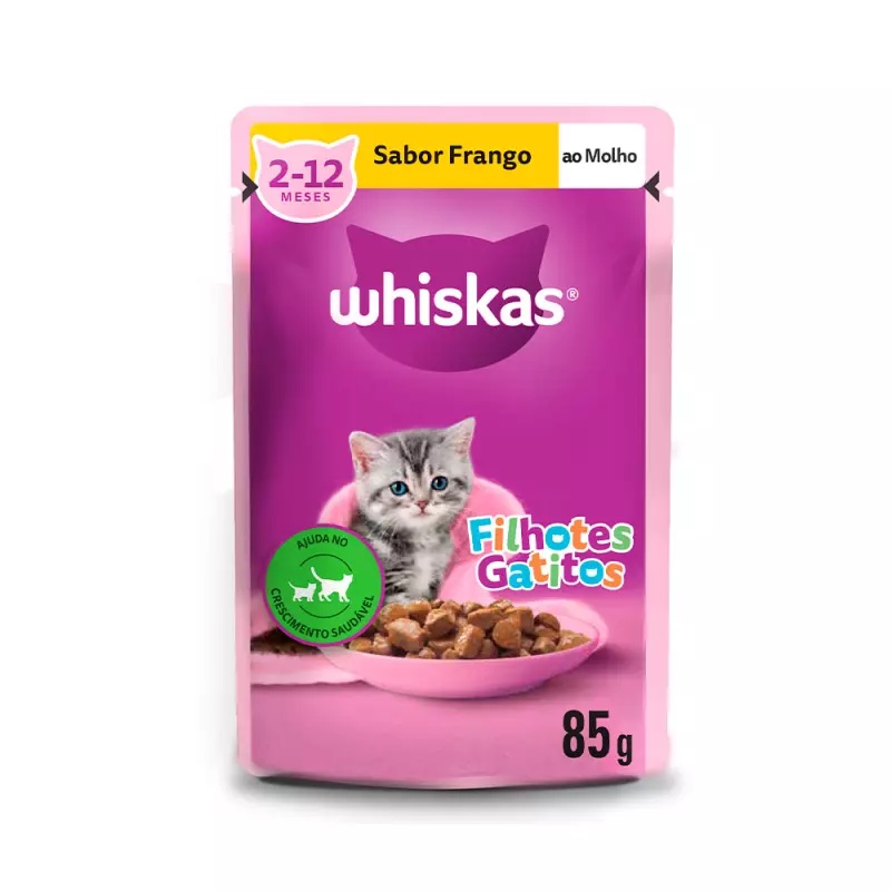 Whiskas Sachê Filhotes Frango 85g
