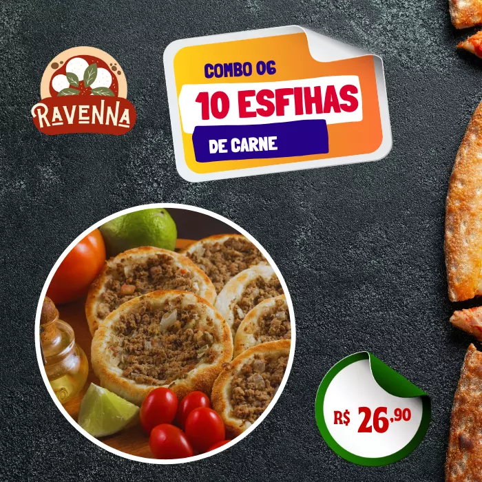 Combo 10 Esfihas de Carne