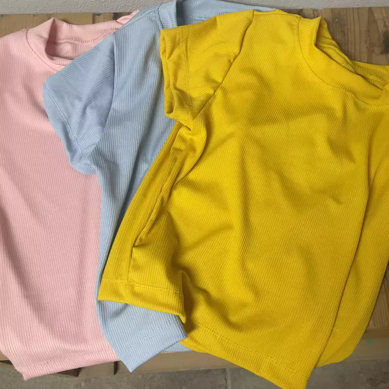 Pullovers de mujer azul y amarillo