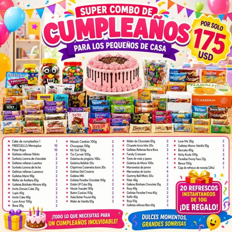 Super Combo de Cumpleaños