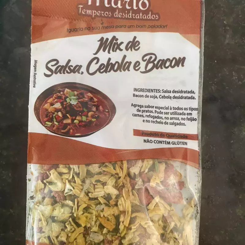 MIX DE SALSA , CEBOLA E BACON