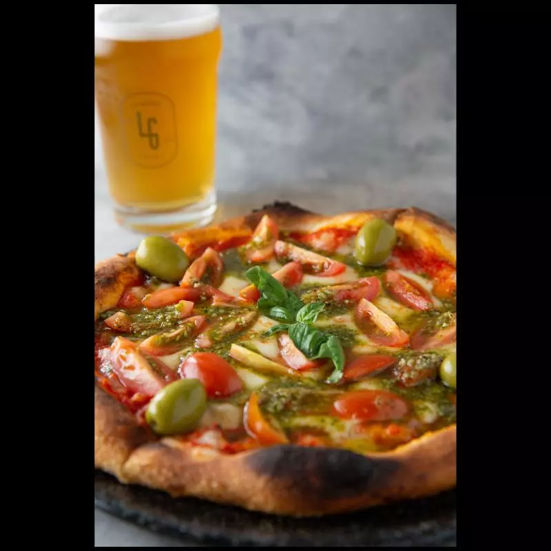 Pizza pesto