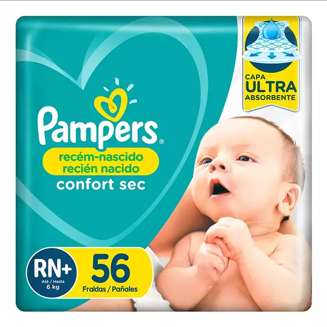 Pampers Confort Sec RN+