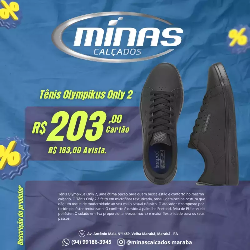 Tênis Olympikus Only 2 RF:43711
