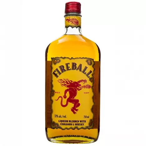 Combo Whisky Fireball Cinnamon 750m