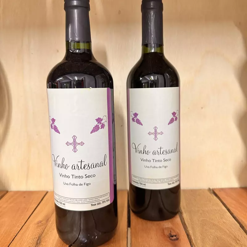 VINHO ARTESANAL FOLHA FIGO SECO