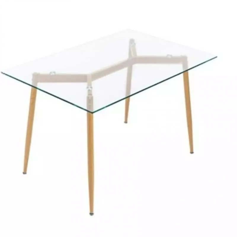 Mesa Tulip Vidrio 120x80