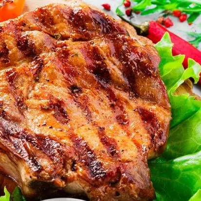 CHULETA DE CERDO A LA PARRILLA