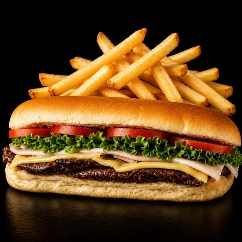 Lomito Classic + Papas Fritas