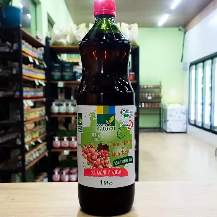 SUCO DE UVA ROSÉ ORG. 1L