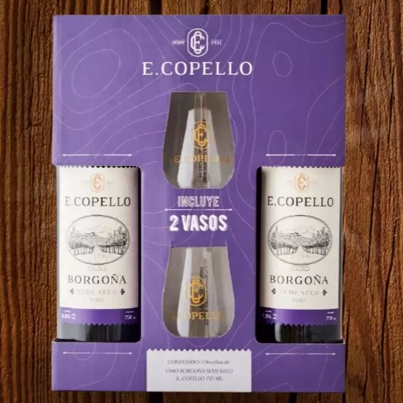 VINO COPELO BORGOÑA PACK