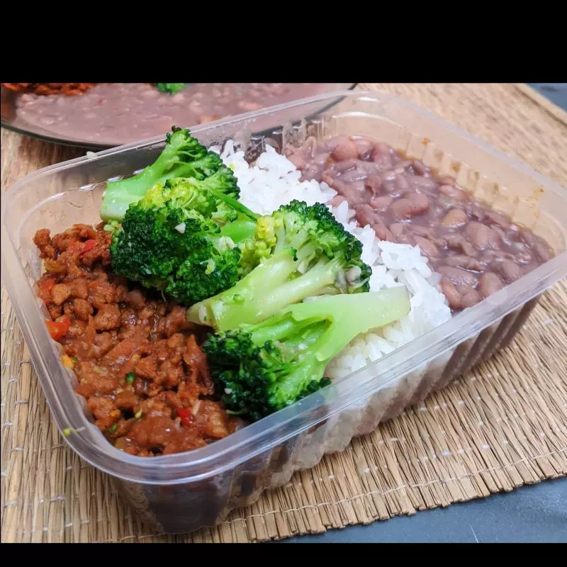 PF Vegano Arroz, feijão, pts e brócolis 500g