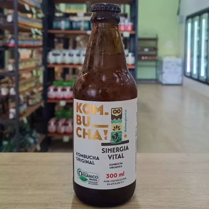 KOMBUCHA ORG. GENGIBRE/LIMÃO 300ml