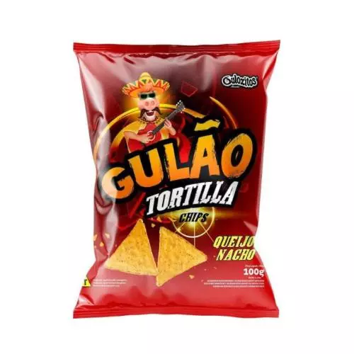 Salgadinho Gulão 100gr Queijo Nacho