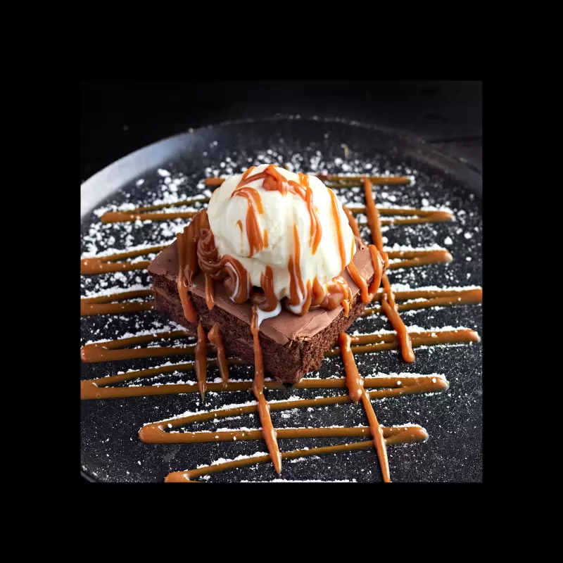 Brownie con Helado