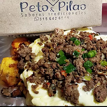 Maduritos triple queso con carne