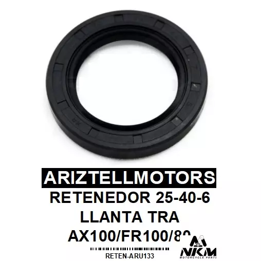 RETENEDOR 25-40-6 LLANTA TRA AX100/F