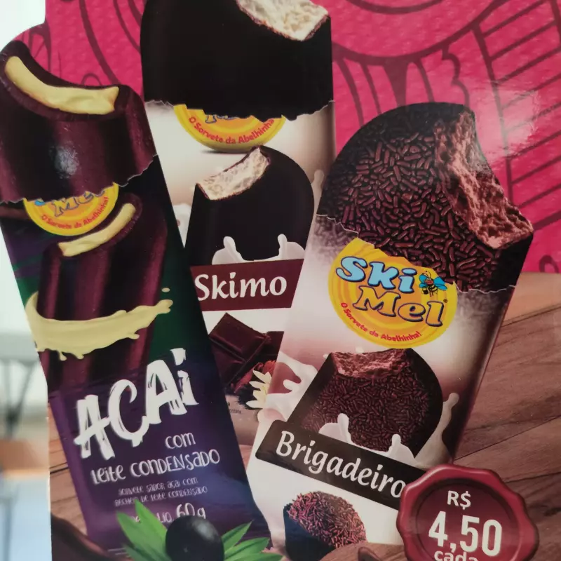 Açaí, skimo, brigadeiro