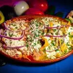 Chilaquiles divorciados sin huevo