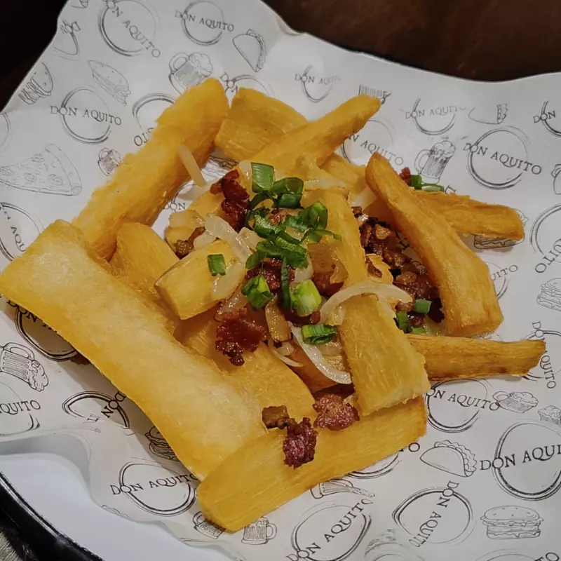 Mandioca a la panceta