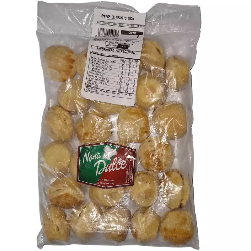 Empada de Palmito 550g
