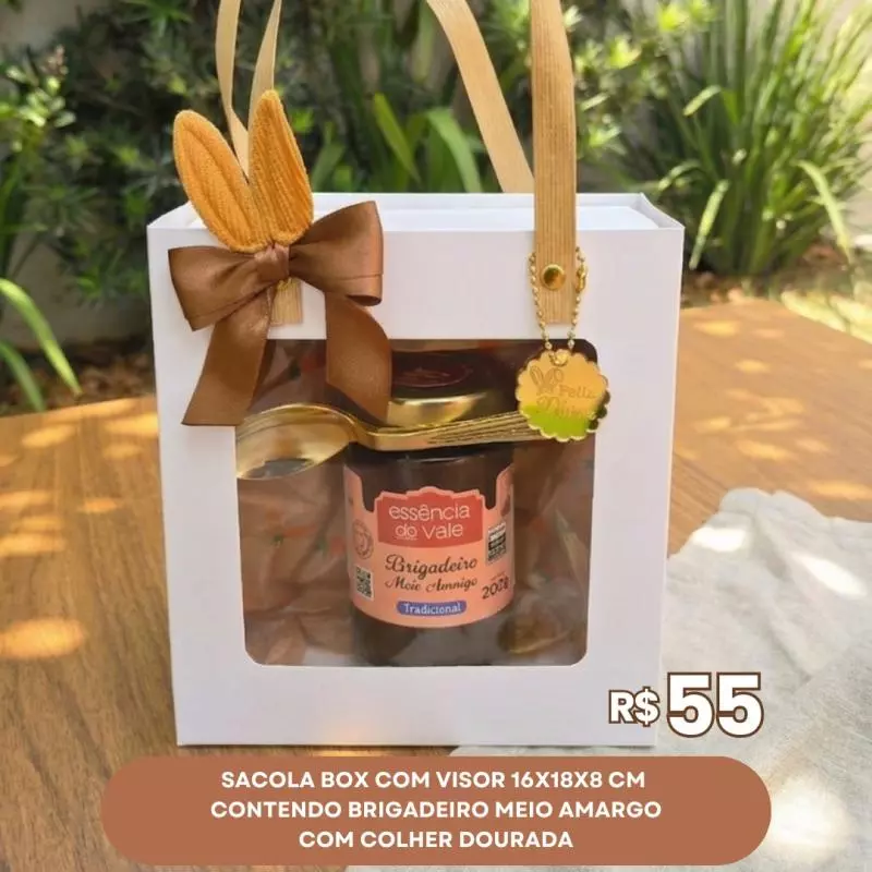 SACOLA BOX C/ VISOR C/ BRIGADEIRO