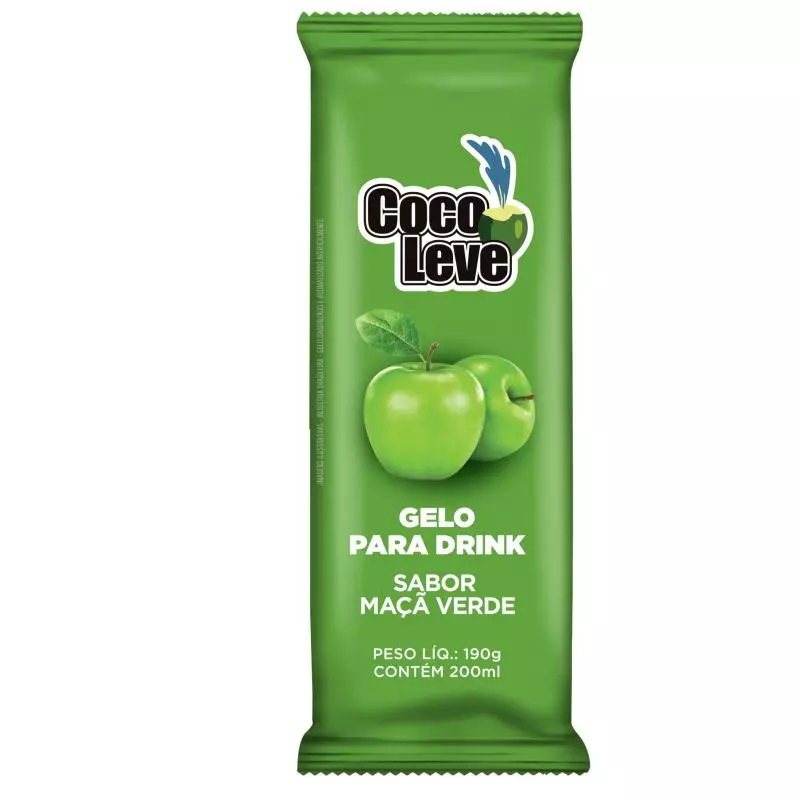 GELO SABORIZADO MAÇÃ VERDE 190G🍏