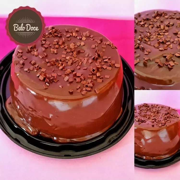 Mini vulcao de Chocolate