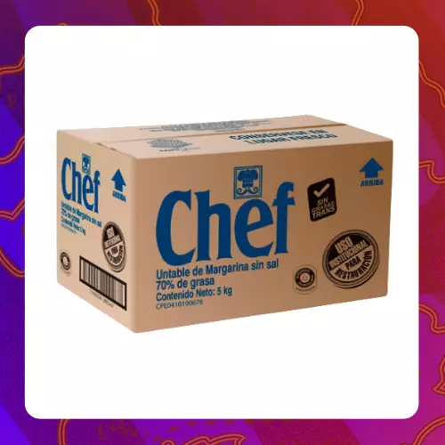 Unidad Chef Margarina S/Sal 5kg