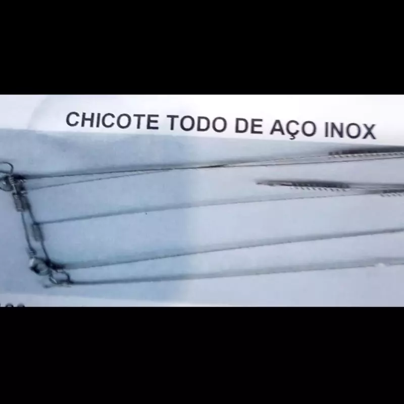 CHICOTE TODO DE AÇO INOX