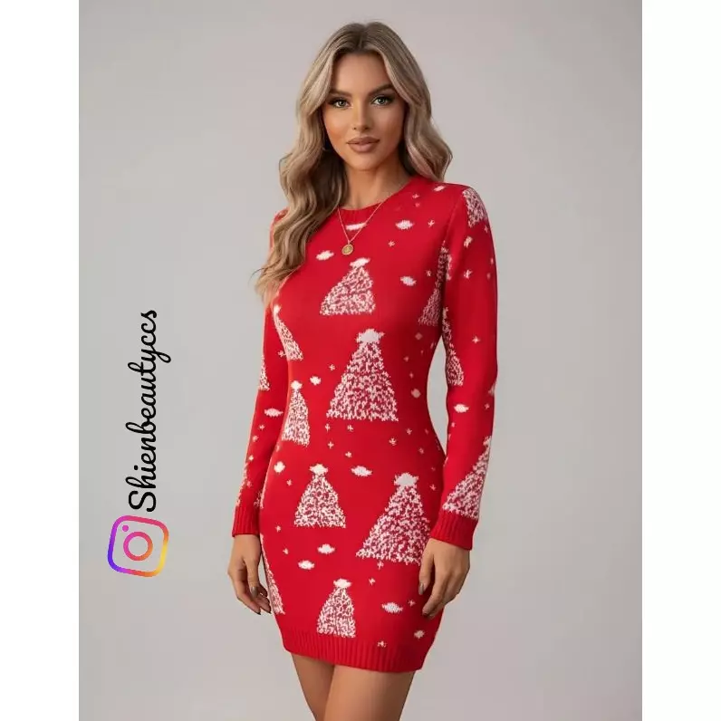 Vestido Tejido de Navidad