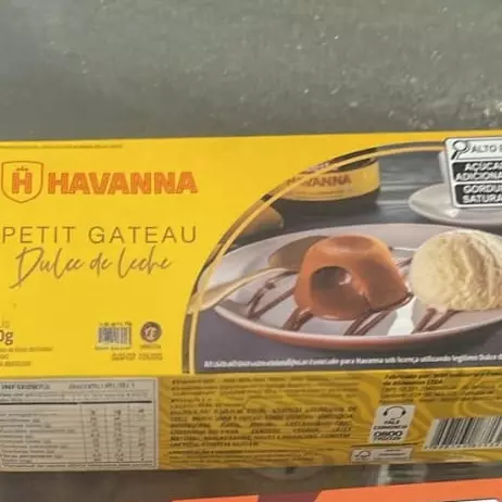 Petit Gateau Sabor Doce de Leite