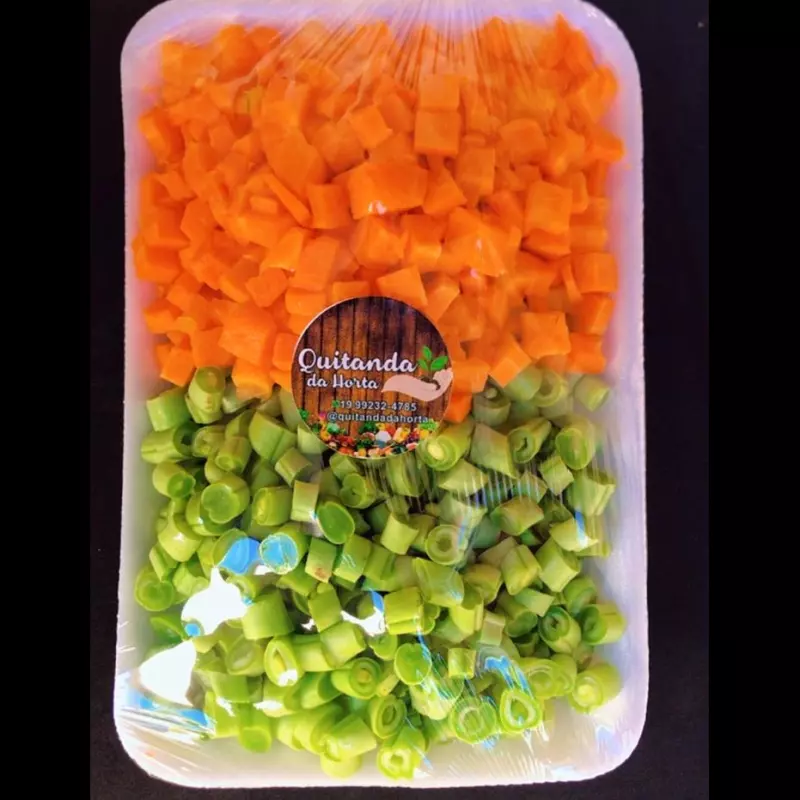 Cenoura com Vagem Cubos