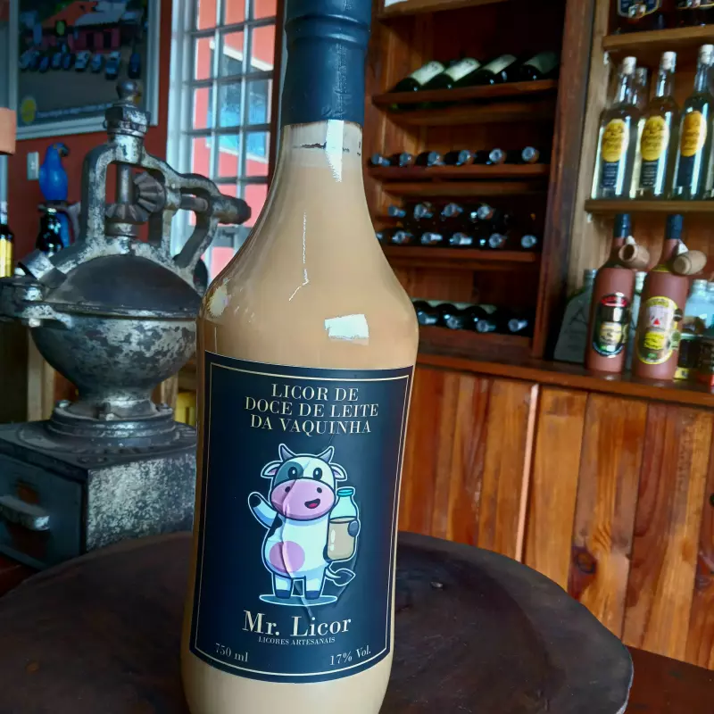 Licor artesanal de doce de leite