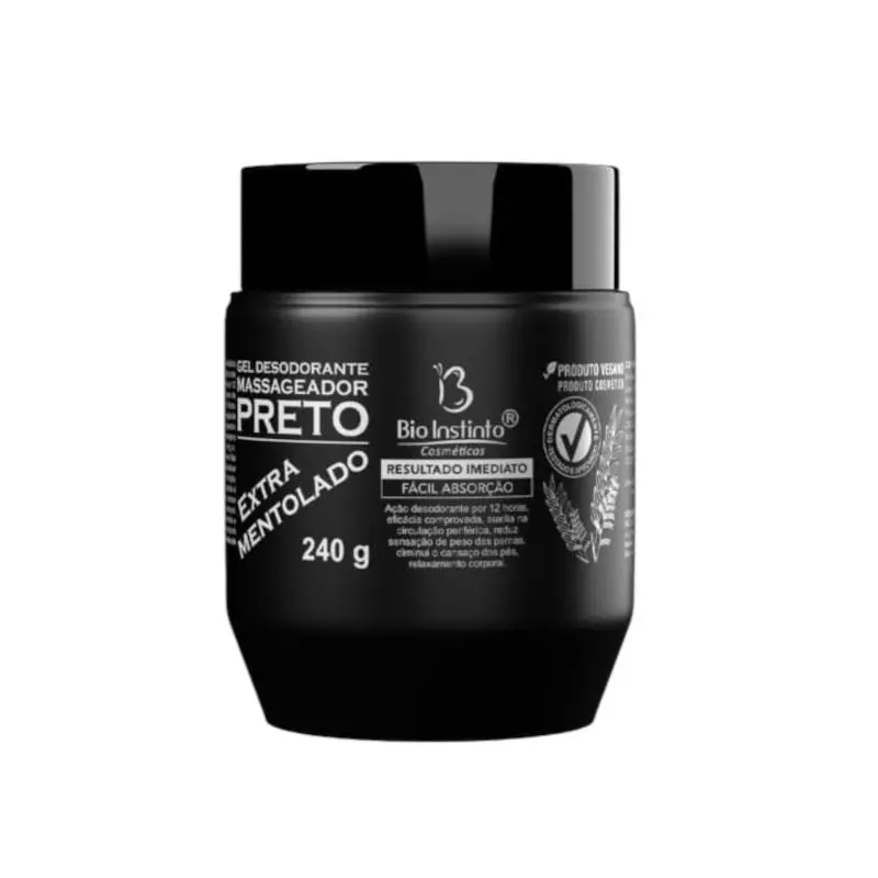 Gel preto Extra Mentolado-240g