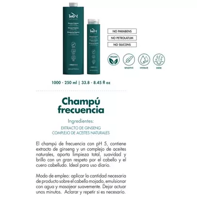 Champú Frecuencia