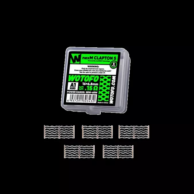 Wotofo NEX M Clapton S 0.15 e 0.20