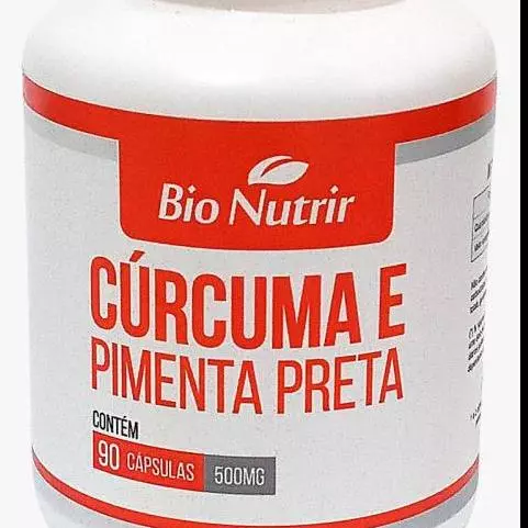 CÚRCUMA E PIMENTA PRETA - 90 CÁPS - 500 MG