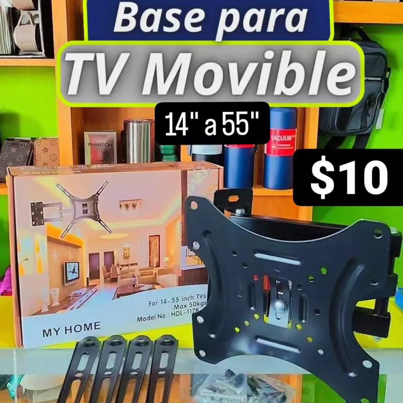 Base para televisor movible