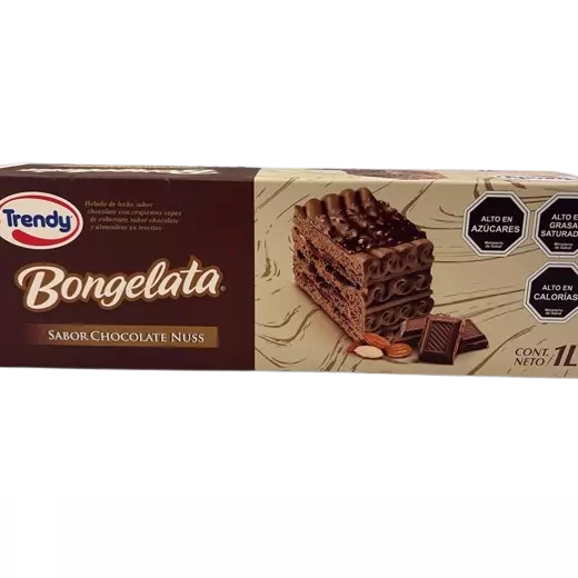 Postre bongelata frutilla vainilla