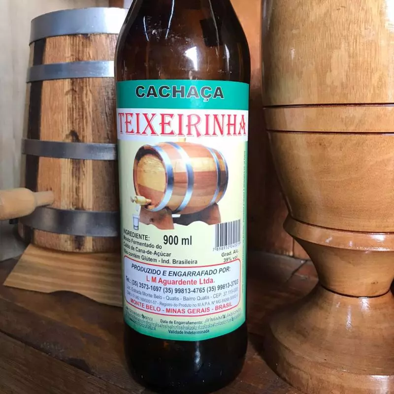 Cachaça Teixeirinha - PRATA - 900ml