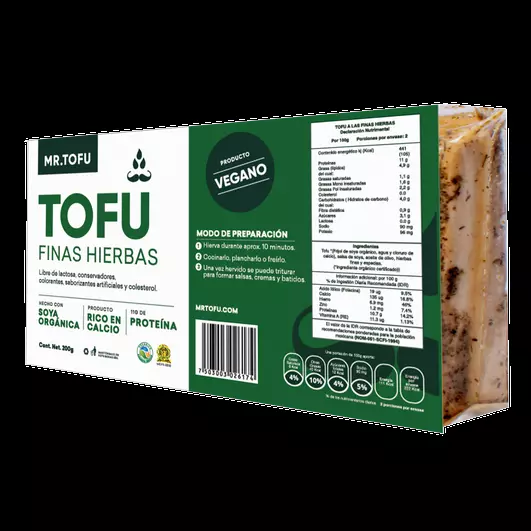 Tofu firme hierbas finas
