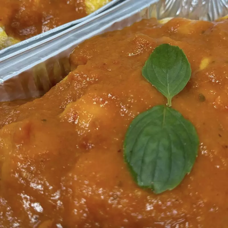 Nhoque abóbora ao molho sugo