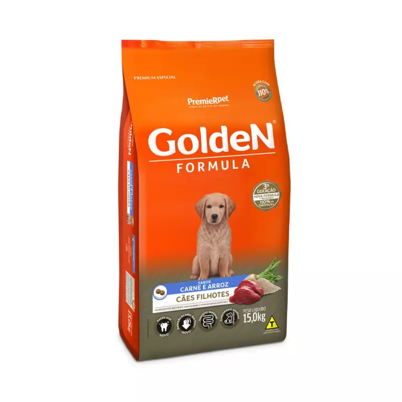 Golden Formula Filhote Carne 15kg